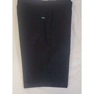 Volcom Size 32 True To This Solid Black Cotton Blend,‎ Casual